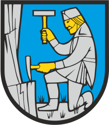 Das Wappen der Stadt Schladming.